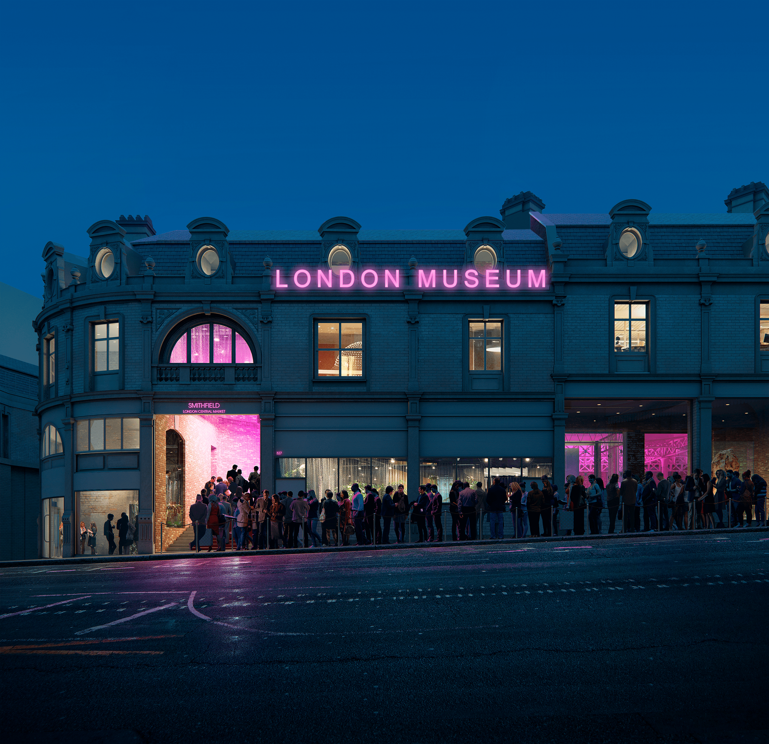 London Museum Planning Image Facade